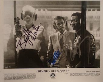 Eddie Murphy, Dean Stockwell, Brigitte Nielsen CAST SIGNED PHOTO X3 w/coa
