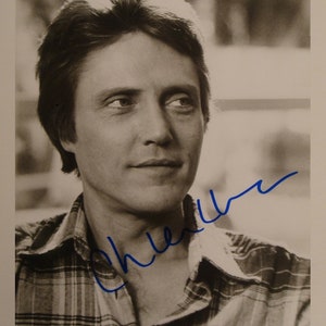 CHRISTOPHER WALKEN SIGNED Photo - Wedding Crashers, Pulp Fiction w/coa