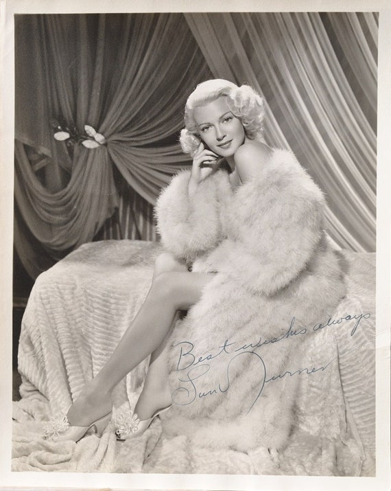 Dr LANA TURNER Signed Photo Hyde  w/COA Jekyll and Mr Ziegfeld Girl