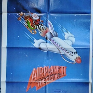 AIRPLANE II Poster Signed by Lloyd Bridges - 27&quot;x40&quot; w/COA