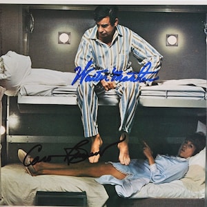 WALTER MATTHAU & CAROL Burnette ondertekende foto x2 - Pete &#39;N&#39; Tillie met coa