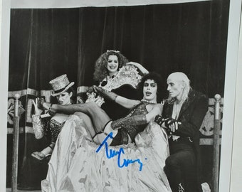 TIM CURRY SIGNED Photo - The Rocky Horror Picture Show   w/coa