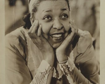 ETHEL WATERS SIGNIERTES Autogramm Foto mit coa