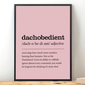 Dachshund, Sausage Dog Print, Wall Art, Gift, Daxie, Doxie, Wiener Poster, Dog Print, Decor, Home, Digital Download, Daxie Gift, Typography