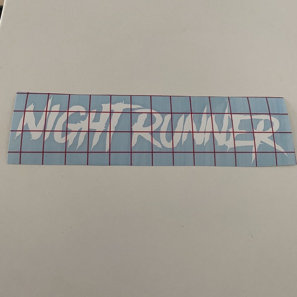 Night Runner Decal - Etsy