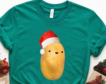 Christmas Potato Tshirt, Funny Christmas Tshirt, Toddler Christmas Shirt, Matching Shirts, Kids Shirt, Holiday Tshirt, Christmas Shirt