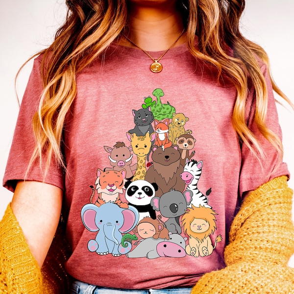 Animal Tshirt Etsy