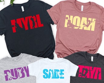 Custom Volleyball Shirt, Volleyball Player T-shirt, Custom Athlete Shirt, Volleyball Team Shirt, Matching T-shirts, Game Day Shirt