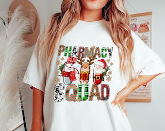 Christmas Pharmacy Squad Shirt – Christmas Gift For Pharmacist Team - Pharmacist Lovers Tee - Christmas Pharmacy Tree Shirt – Xmas T-Shirt