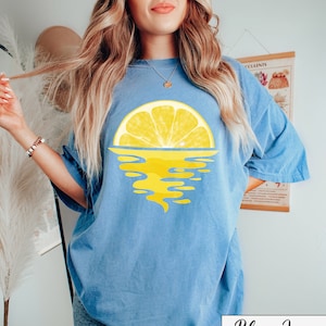 Lemon Shirt, Summer Lemon Tshirt, Botanical Lemon Shirt, Lemon Squeeze T-Shirt, Cute Fruit Shirt, Lemonade Tshirt, Botanical T-shirt