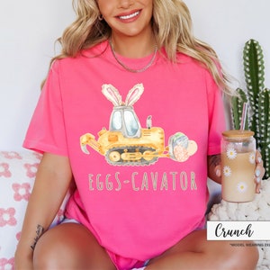 Eggs Cavator Shirt, Easter Tshirt, Easter Bunny T-shirt, Kids Easter Tee, Easter Day Shirts, Happy Easter Tshirt, Matching Family Easter Tee