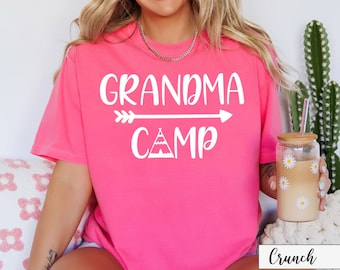 Grandma Camp Shirt, Matching Camp Shirts, Gift For Grandma, Nature Lover Shirt, Cousin Camp Shirts, Nana's Summer Camp, Camp Shirt, Nana Tee