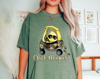 Chick Magnet Shirt, Funny Easter Tshirt, Boys Easter T-shirt, Toddler Easter Tee, Kids Easter Gift, Easter Peeps Shirt, Cute Easter Shirt