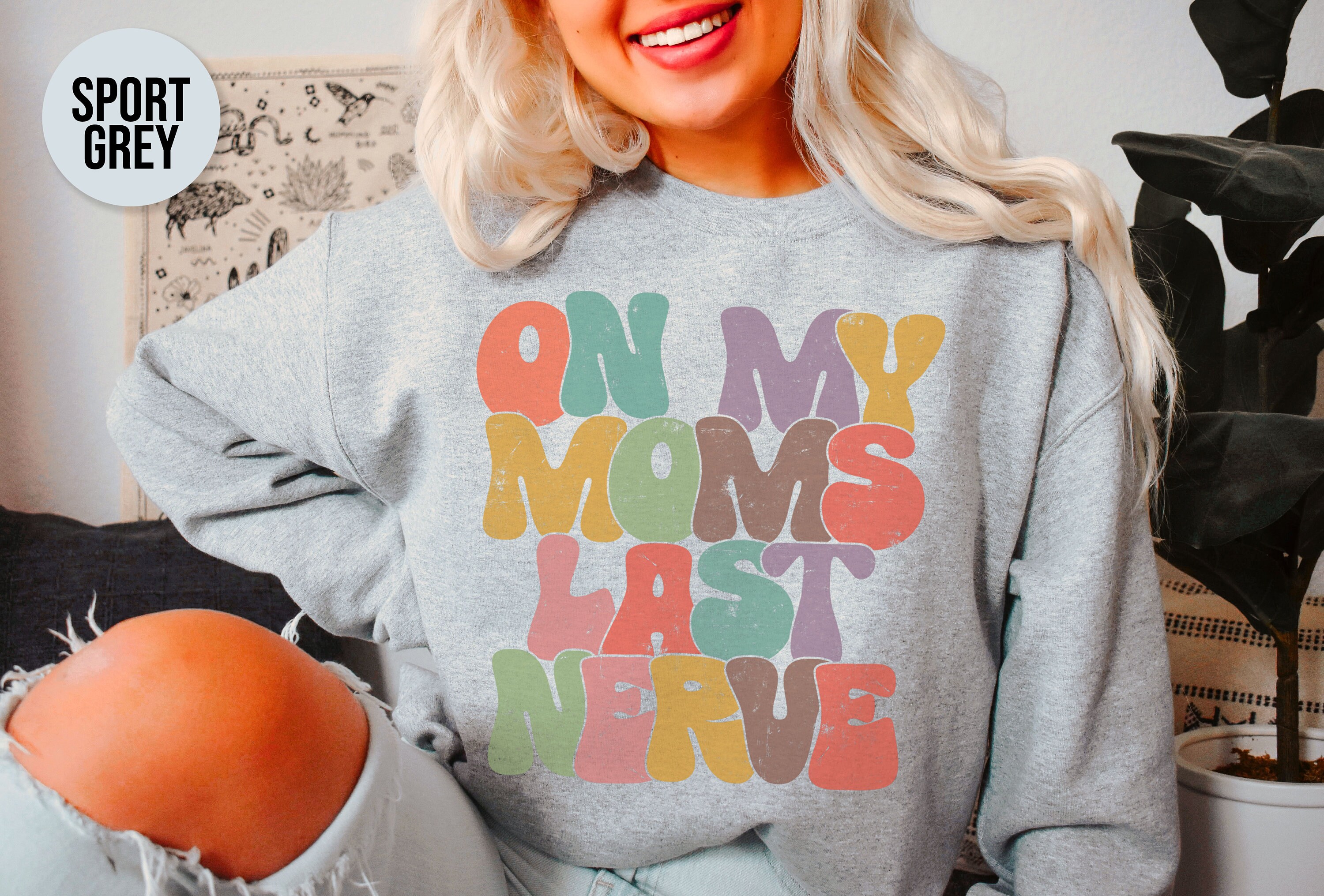 On My Moms Last Nerves Shirts Mom Last Nerve Shirts Funny - Etsy