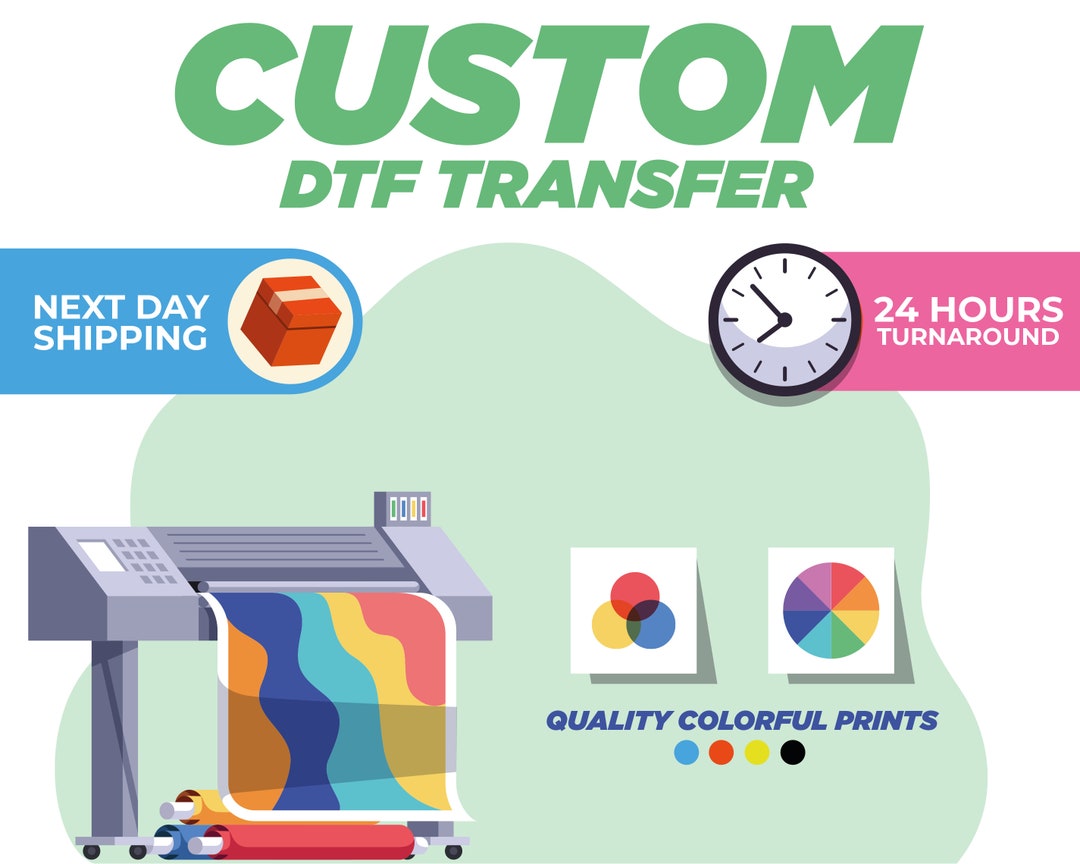 Full Color DTF Gang Sheet-heat Transfer to Shirt-bulk Gang Sheet-custom ...