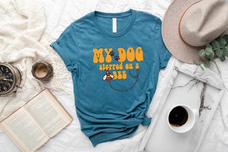 My Dog Stepped on A Bee Shirt Funny Johnny Tshirt Johnny - Etsy