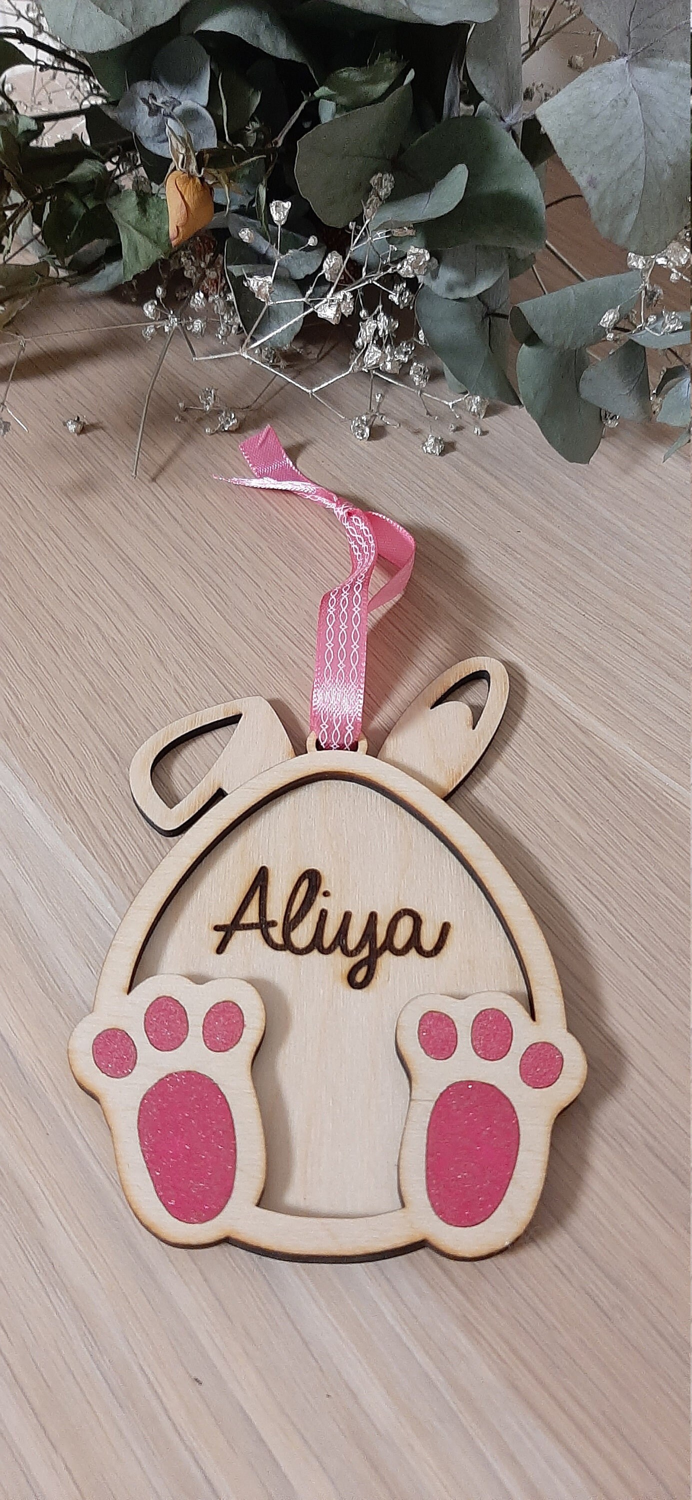 Décoration de Pâques Personnalisé en Forme d'oeuf