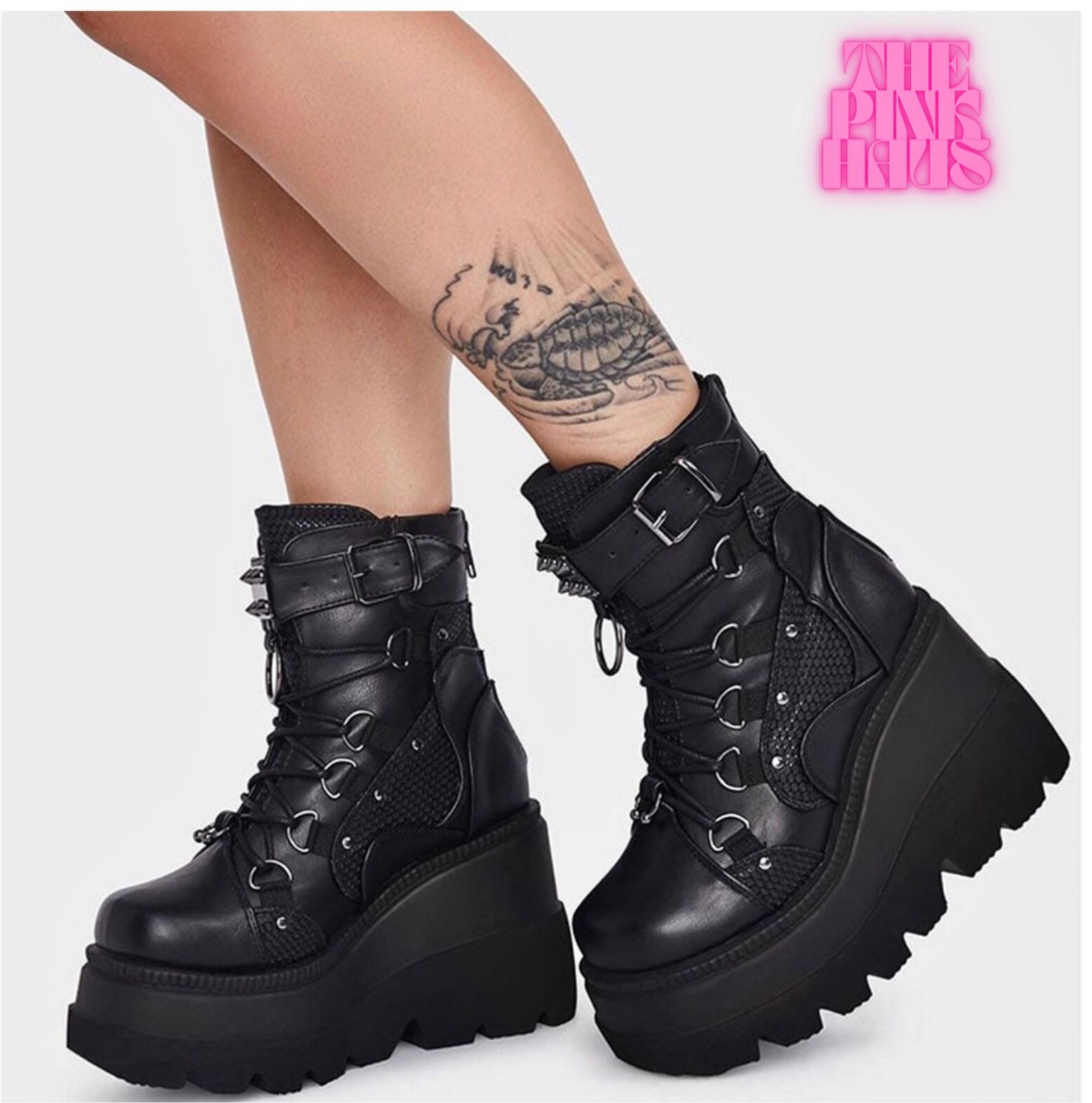 Low Platform Boots - Etsy