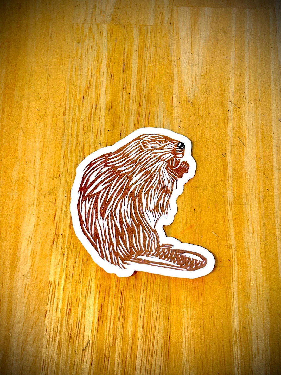 Beaver Sticker - Etsy