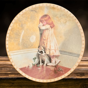 Elegant & Vintage: &quot;The Original In Disgrace&quot;, A Victorian Childhood Collector Plate