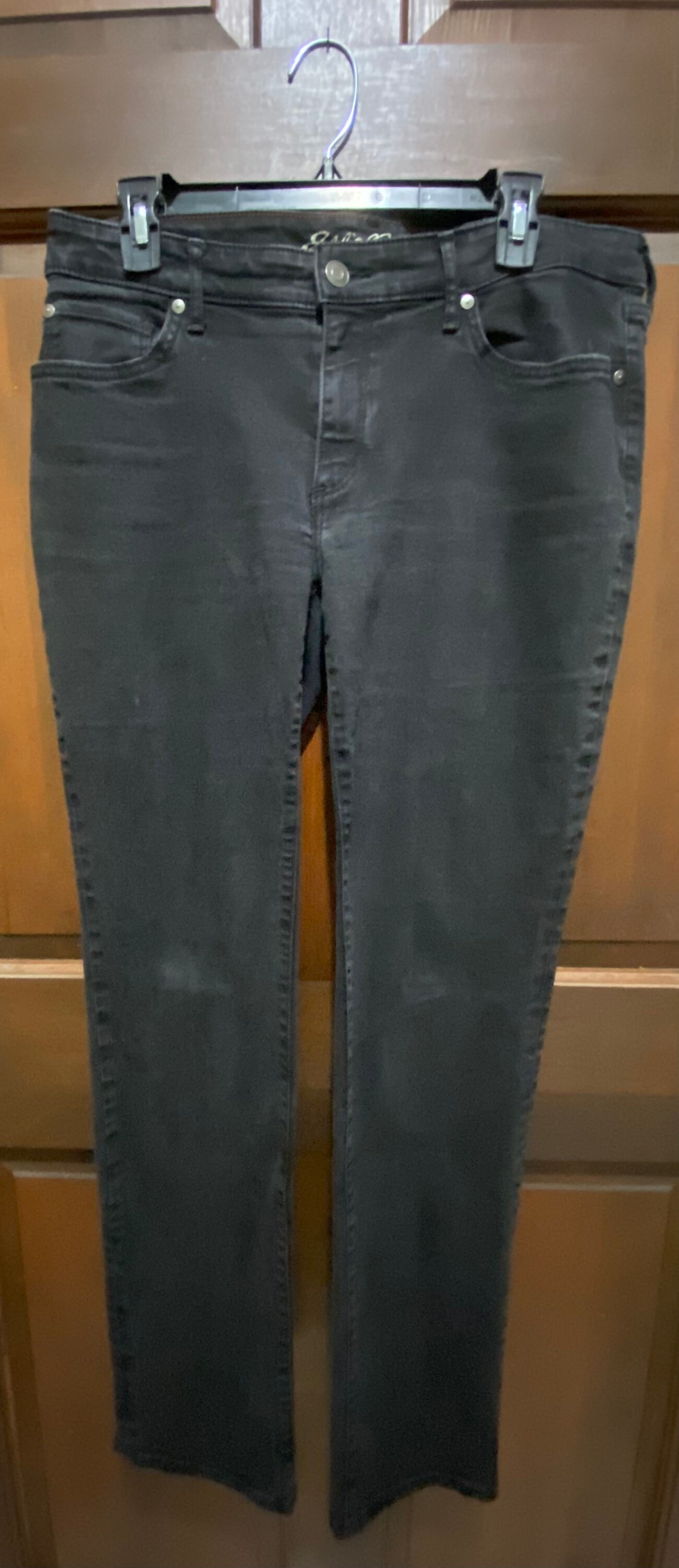 Eddie Bauer Black Jeans Size 12 | Etsy