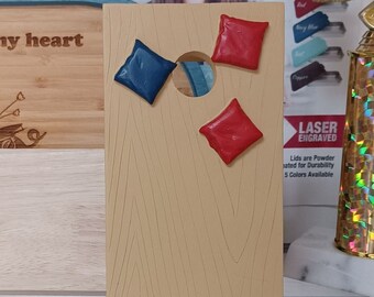 Cornhole Resin Trophy