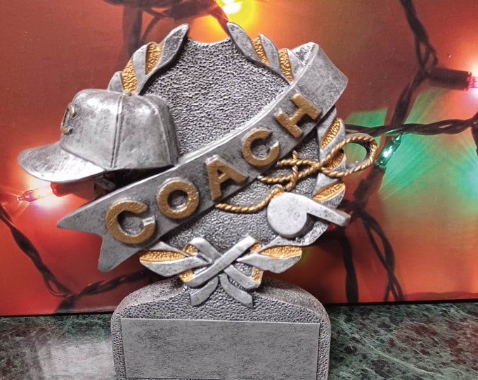 Custom Coach Resin Award