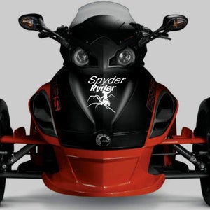 Can-am Spyder Rider Vinyl Die Cut Decal Sticker Size 3.69