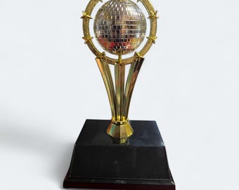 Custom Dance Trophy / Dance Competition Disco Ball Spinner