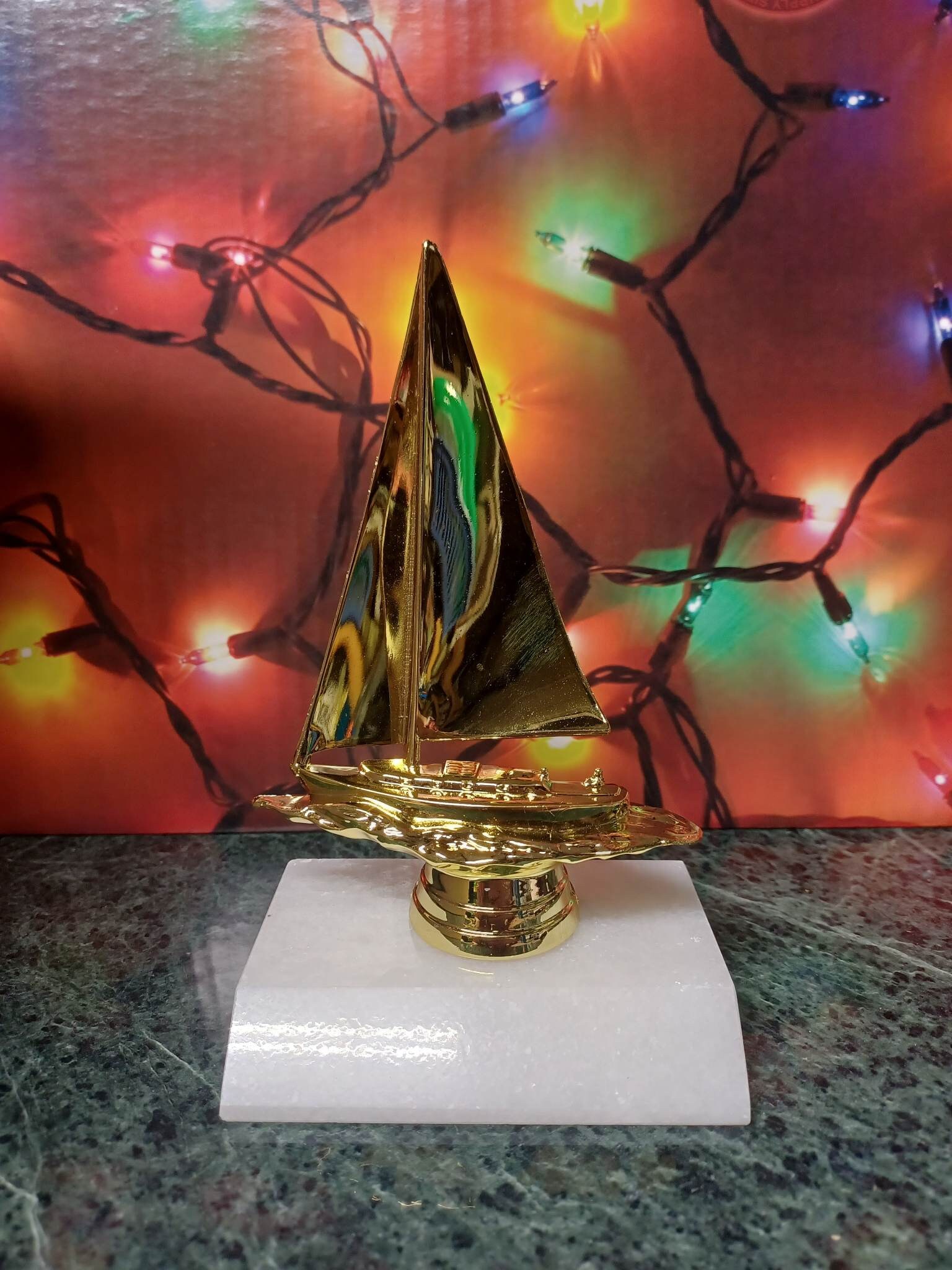 Custom Sailboat trophy / Sailing / boat racing / boat events