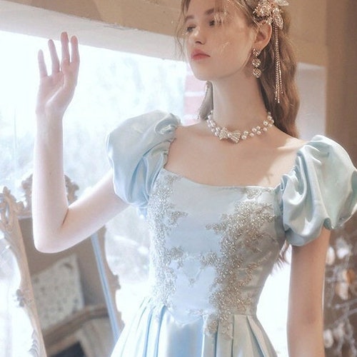 Vintage Edwardian Dress Puff Sleeves Prom Dress Fairy - Etsy