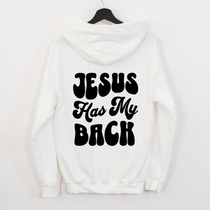 Jesus Has My Back SVG, PNG