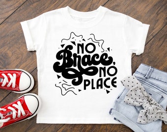 No Brace, No Place Toddler & Youth - T-Shirt - Shirt - Tee - Tshirt - Lamb - Goat