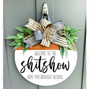 Welcome to the Shitshow SVG | SVG | Doorhanger SVG | Wood Sign Image | Cut file