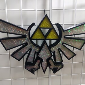 Zelda Triforce Emblem RGB Lamp Bluetooth Controlled Music Activated USB ...