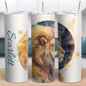 Custom Leo Bridesmaid Zodiac Tumbler, Bride Leo Zodiac sign for Her Astrology Birthday gift, Horoscope Zodiac Sign gifting for teacher mom