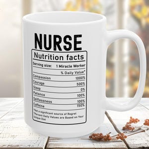Custom Nurse Mug, Personalized Nurse Coffee Mug, Custom RN Gift, Nurse Gift, LPN Cup, Nurse graduation gift for son daughter, Co-worker gift