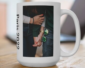 Tazza con foto personalizzata per anniversario di matrimonio, tazza da caffè personalizzata, tazza da caffè personalizzata, tazza da caffè personalizzata per uomini, donne, mogli, mariti