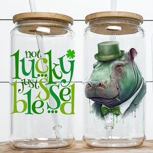 Funny Mug for Irish Party, St Patricks Day Wine tumbler with straw St Patricks Day Gift for her Him lucky tumbler with straw for party