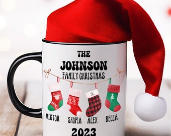 Personalized Santa Mug, First Christmas Gift Christmas Cup First Christmas