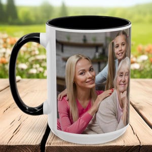 Custom Photo Mug Grandma, Personalized Bible Quote for Grandma, Photo Mug Mom, Mug With Photo and Text, Personalized Coffee Mug, Picture Cup