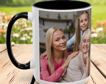 Custom Photo Mug Grandma, Personalized Bible Quote for Grandma, Photo Mug Mom, Mug With Photo and Text, Personalized Coffee Mug, Picture Cup