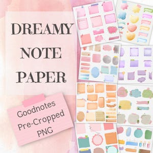Digital Goodnotes Sticker, Sticky Notes PNG , PNG Digital Stickers, Goodnotes Planner sticker, PNG Digital Sticker Kit, Note Page , Clipart