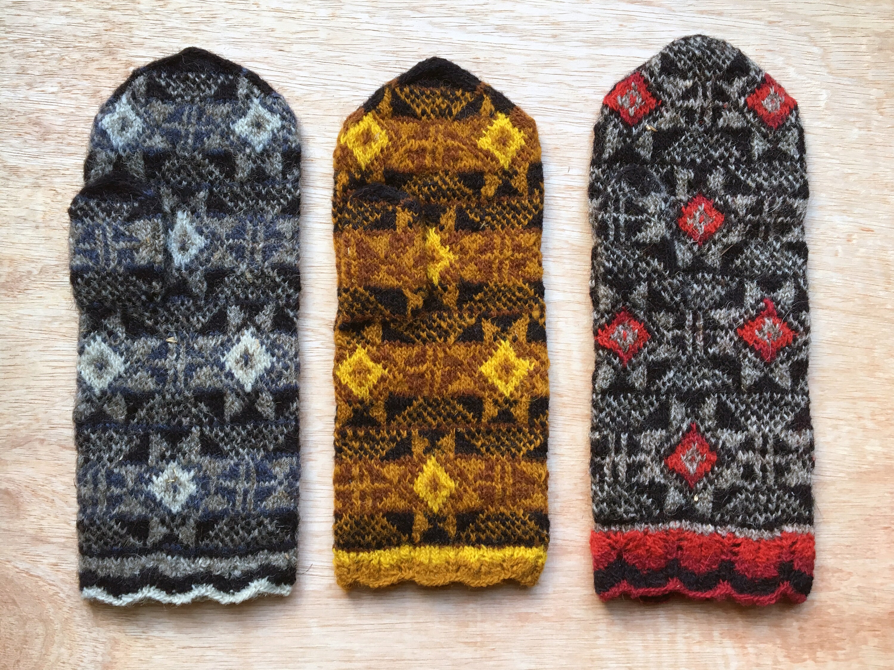 Ethnographic Latvian Mittens - LATGALE, NIRZA