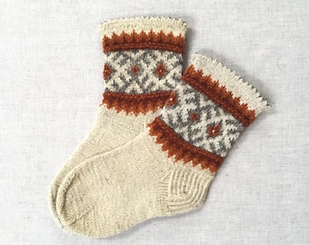 Latvian Wool Socks - DUBULTKRUSTS / AKA