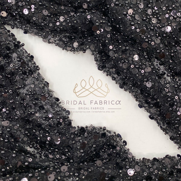 Beaded Fabric Etsy UK