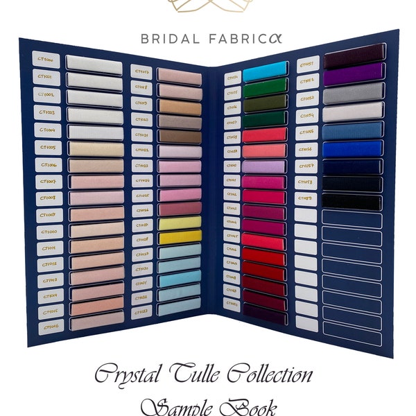Crystal Tulle Swatch Book/60 Colors