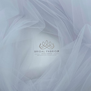 BT03-Optical White Bridal Tulle for Bridal Gown, 118&quot; Width Tulle Material By The Yard, Wholesale Lightweight Tulle for Wedding Decoration