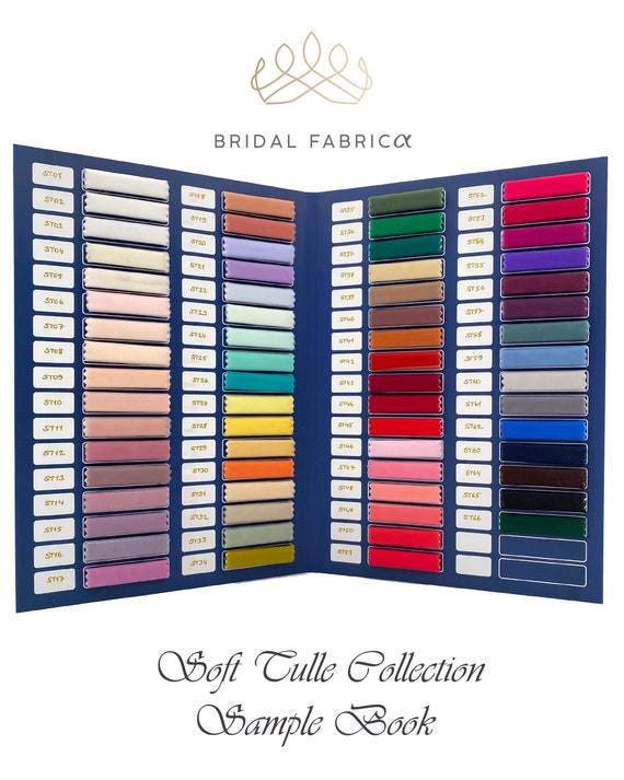 Tulle Color Fabric Swatch Tulle Color Fabric Swatch