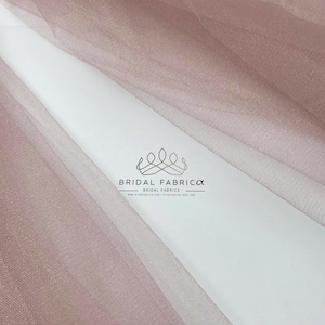 CT17-Powder Crystal Sparkle Tulle Fabric By The Yard, Stiff Tulle for Wedding Decoration, Wholesale Tulle Material